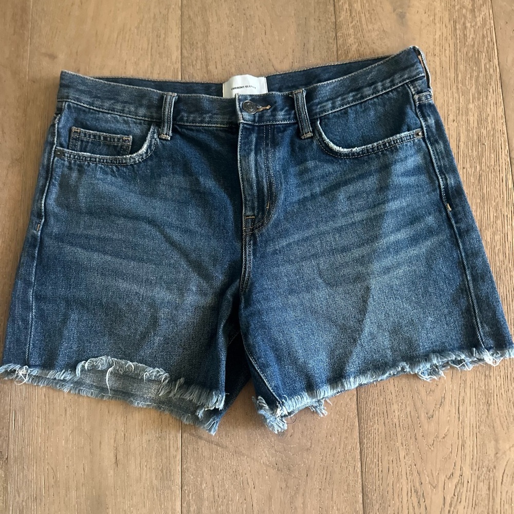 Current/Elliott Dark Blue Jean Shorts
